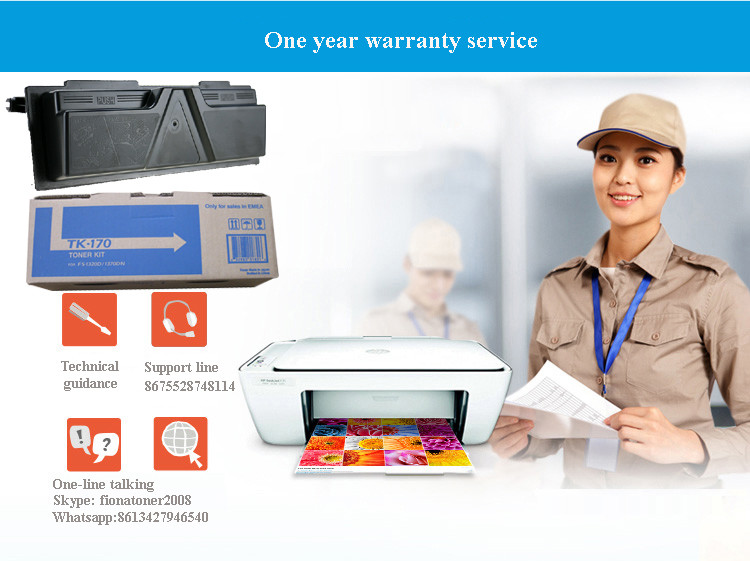 Laser Kyocera FS - 1320D Toner Cartridges TK170 For Kyocera Printer 1370DN