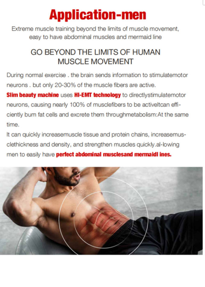 300us Sculpting Body Contouring Machine Muscle Building Hiemt Pro Machine