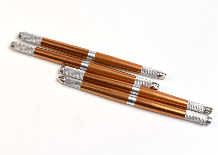 Lightweight Microblading Manual Pen 3 Needle Lock , Permanent Eyebrow Pen