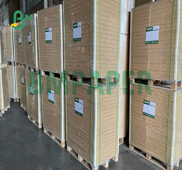  Virgin Brown Kraft Paper  for Food Product Packing 127gsm 160gsm