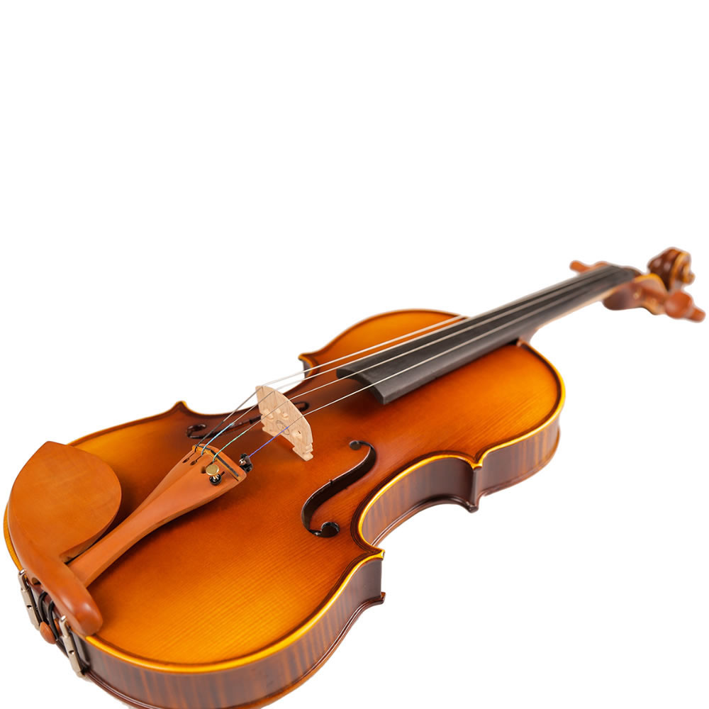 Professional golden yellow natural flame maple handmade violin VA-303 caterina middle grade Handmade violin