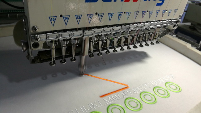 15 Needle Home Single Head Embroidery Machine High Precision In Driving