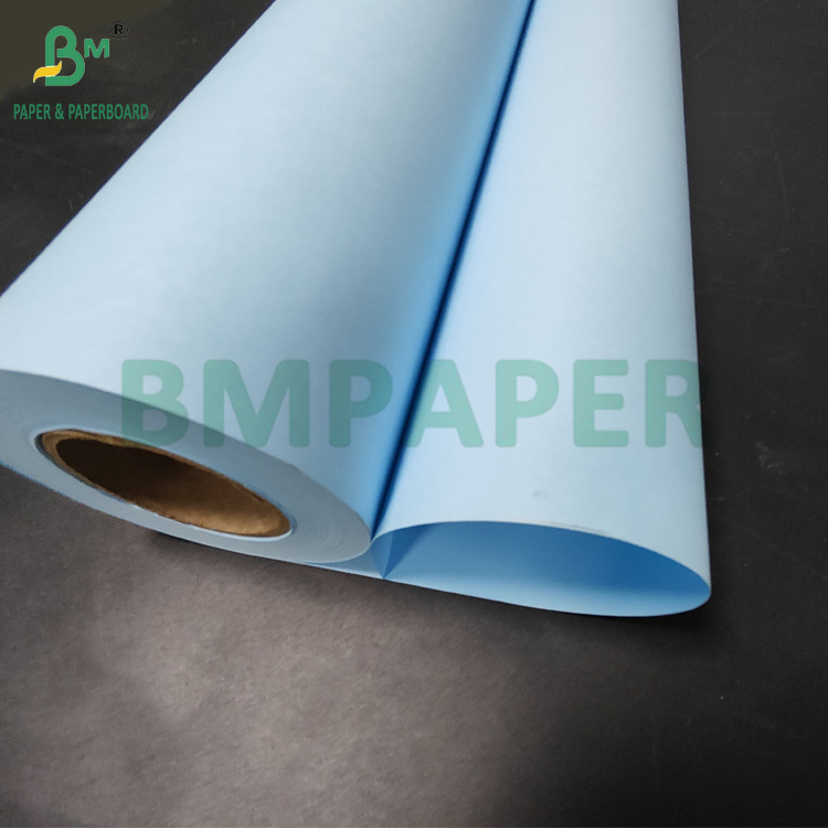 80gsm Double Sided Digital Blueprint Paper For Architects 20'' x 50yards 2'' Core