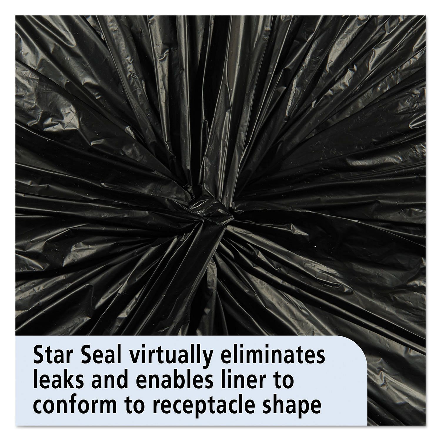 1.5mil Plastic Recyclable Garbage Bags Compostable Cornstarch Material