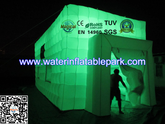 Promotional Large Outdoor Led Light Inflatable Lawn Tent Wedding Party Party Tent