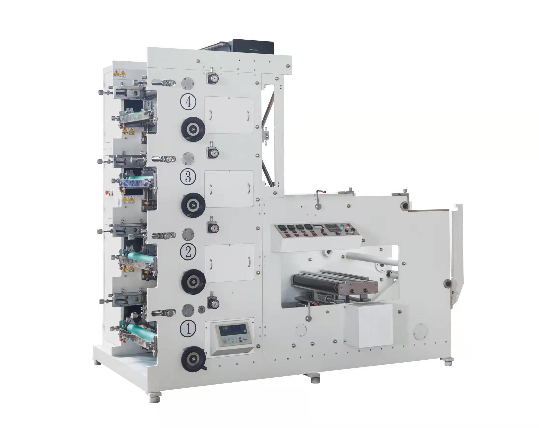 Four Colour Flexo Printing Press Machine 380V 3PH 50Hz