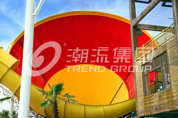Fiberglass Commercial Adult Water Slide / Tornado Water Slides For Aqua Park