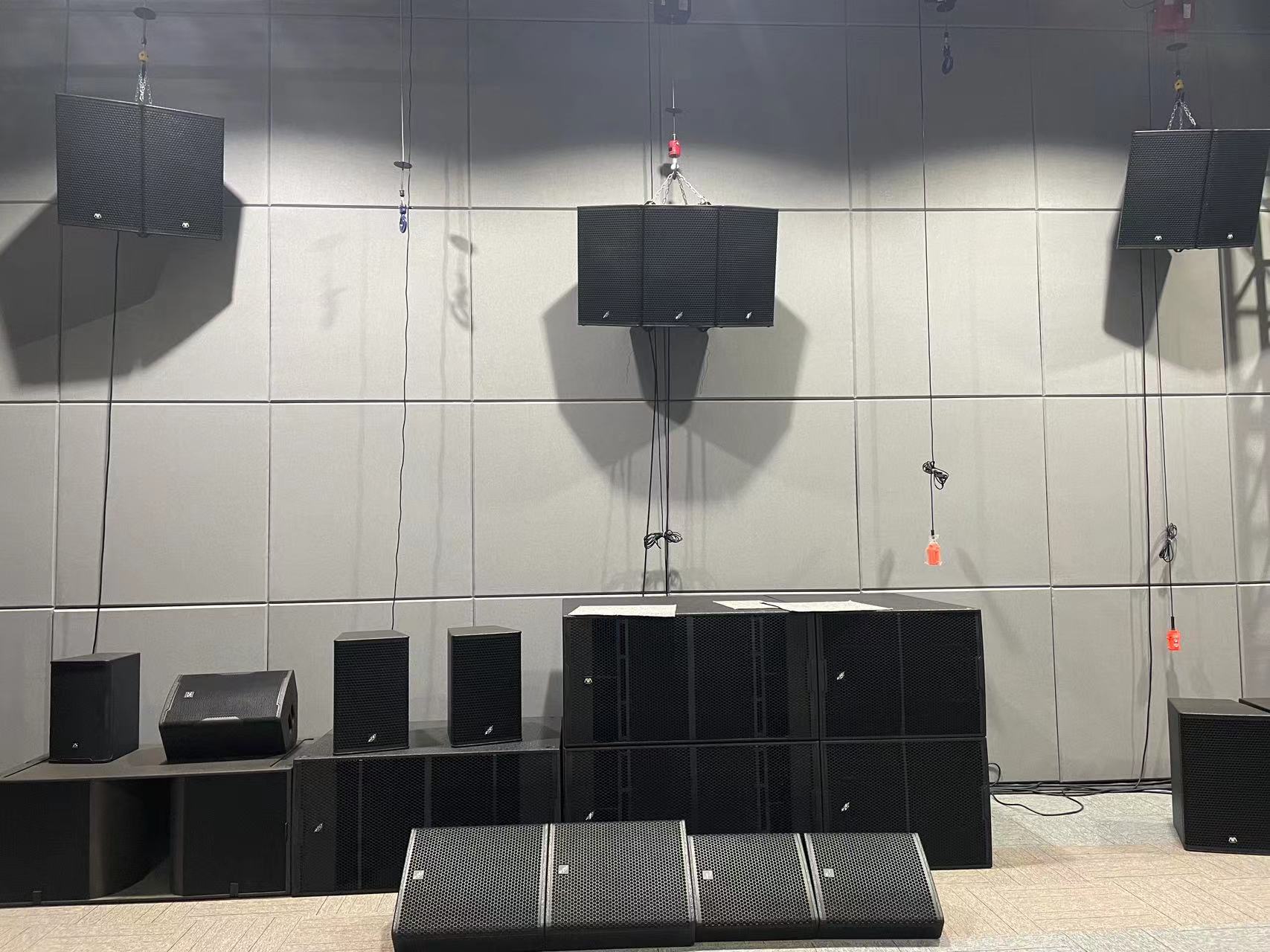 ARE AUDIO dual 8 inch high-fidelity outdoor line array speak for gym