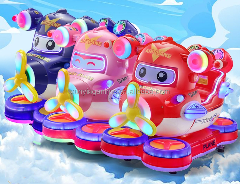 US Plug Design Crazy Plane Rocking Machine for Kids Age 6 Years in Indoor Amusement