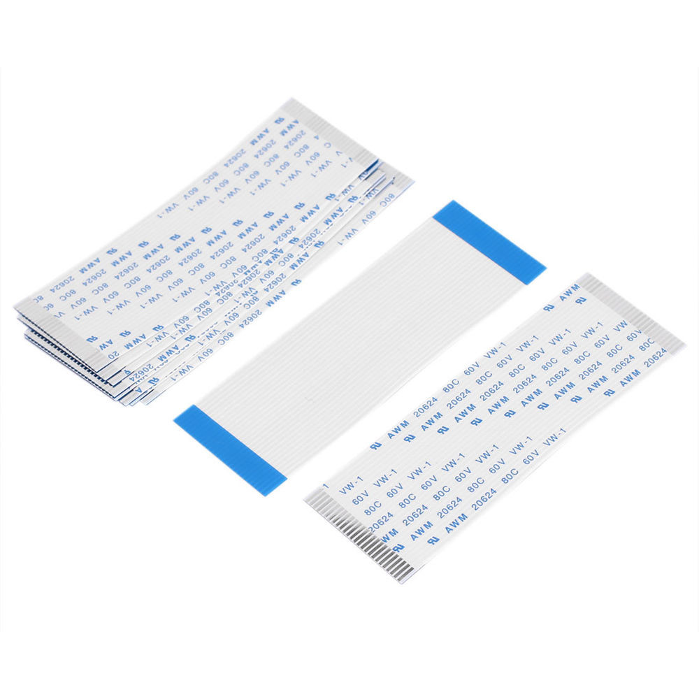 Customized 0.5mm Pitch 24 Pin Ribbon Cable Electrical FFC Flexible Flat Cable