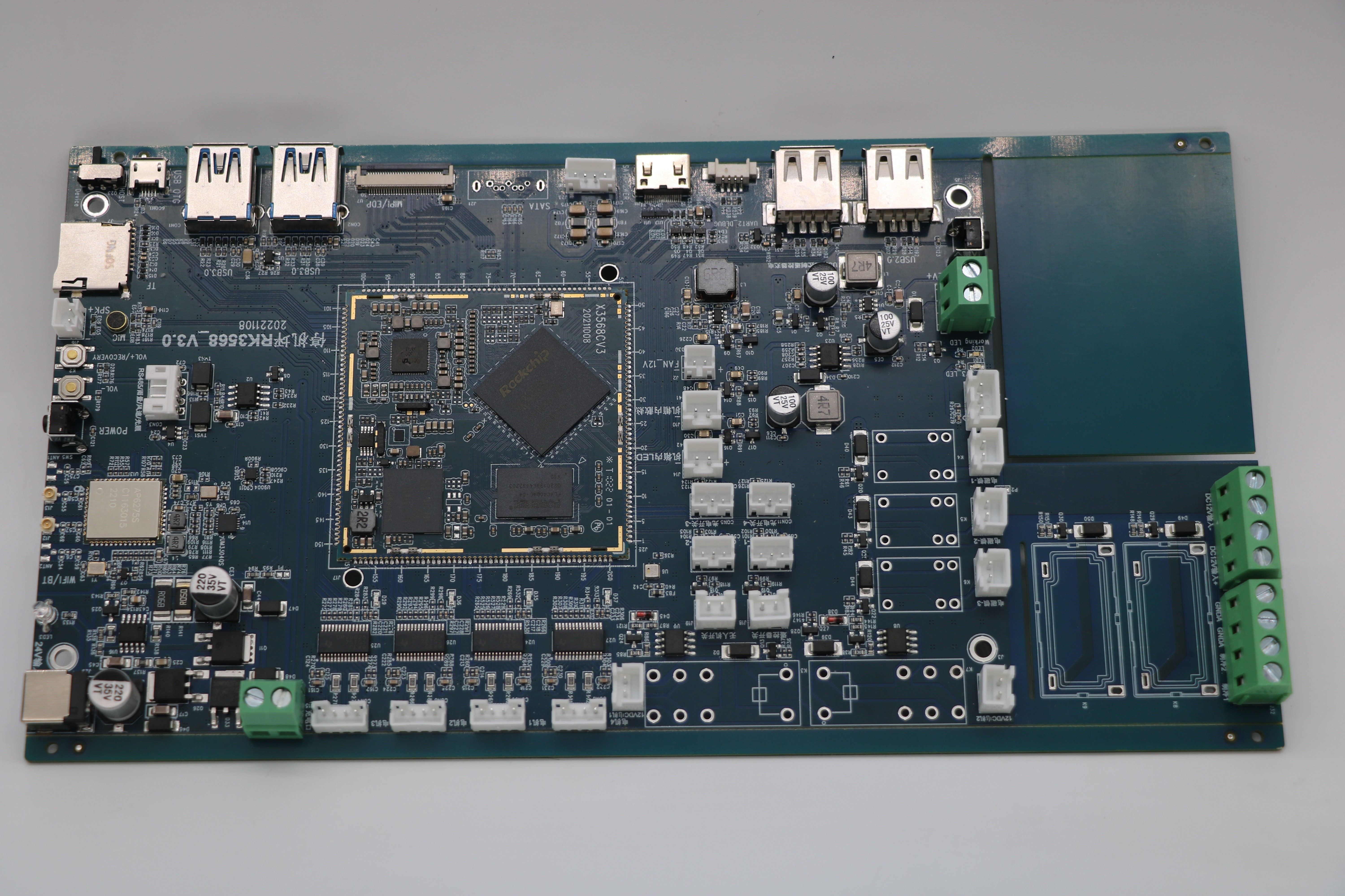 Kaz Circuits OEM Control Board Prototype Controller PCBA flow meters Printed Circuit Board Assembly