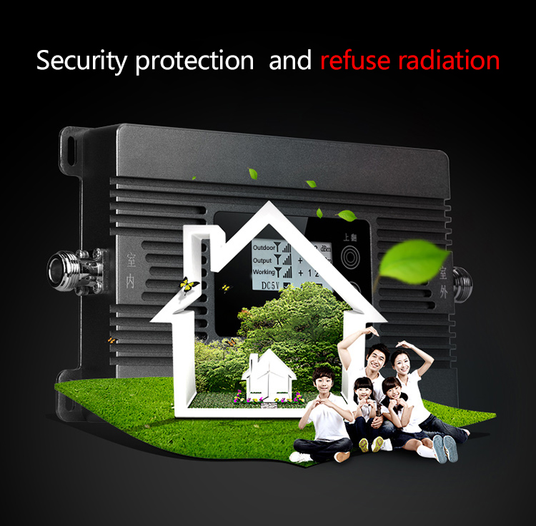 High Gain 80dB GSM Mobile Signal Repeater With ALC AGC Function