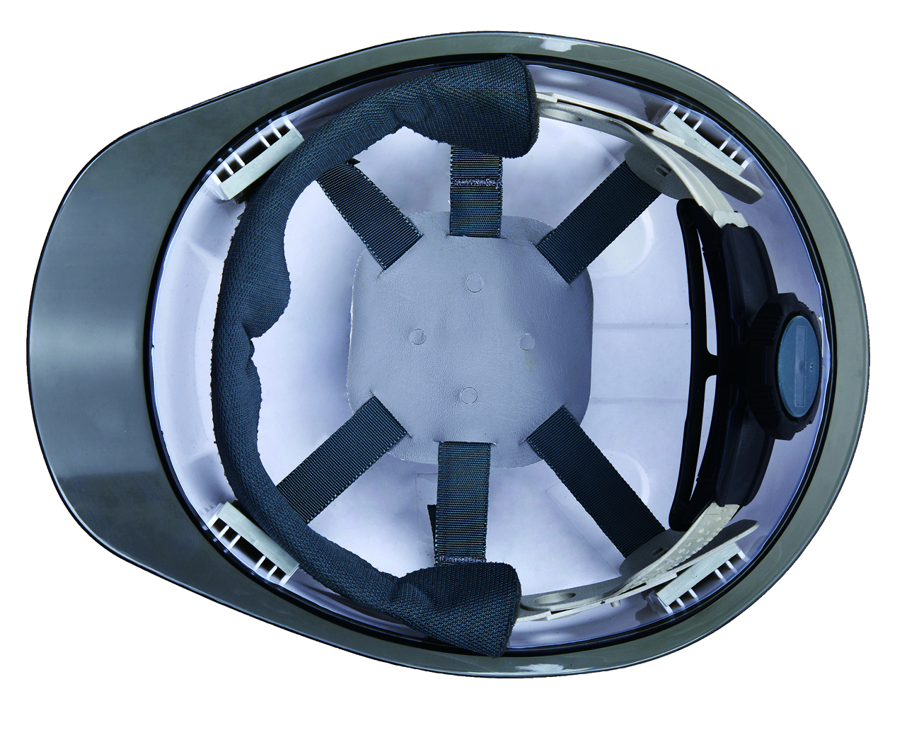 Construction Bi-color Brim ABS Head Protection Safety Helmet with Ratchet Adjustment