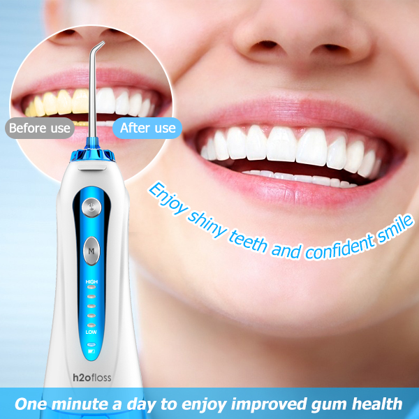 Multimode Cordless Water Flosser For Teeth IPX7 Waterproof Professional