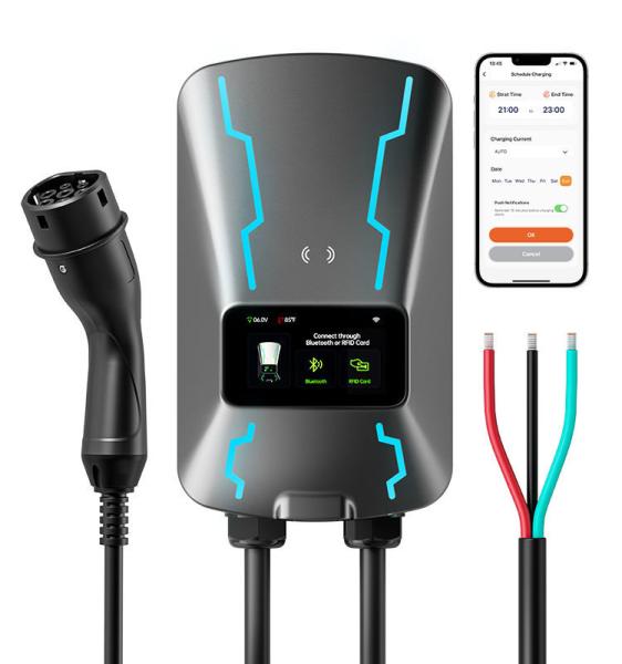 EU-AC07 Low Price 32A 7kw Type 2 European Standard Electric Charger Car Station