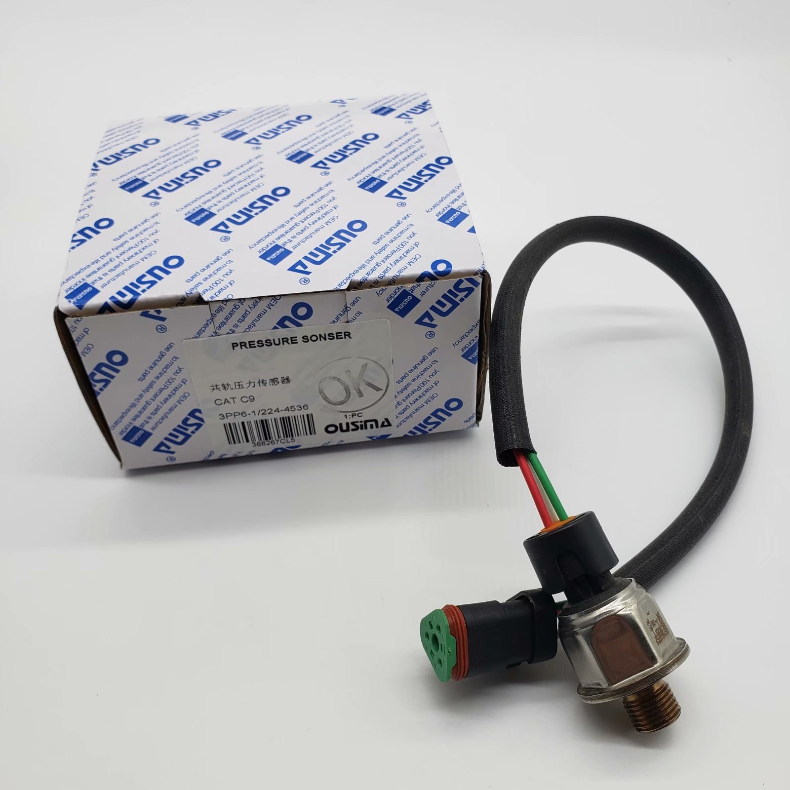 OUSIMA 2244536 Pressure Sensor 3PP6 1 224-4536 For On Highway Engine For C9