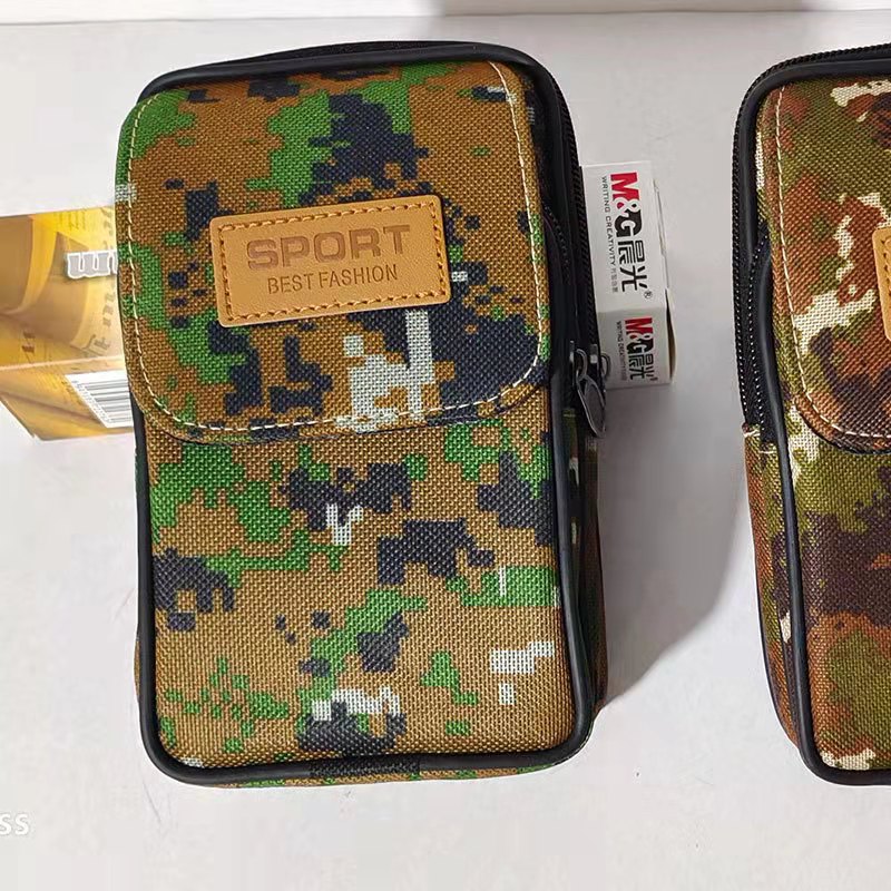2022 Factory price waterproof 6.5 inch cell phone bag multi function phone waist pouch belt clip wallet for man