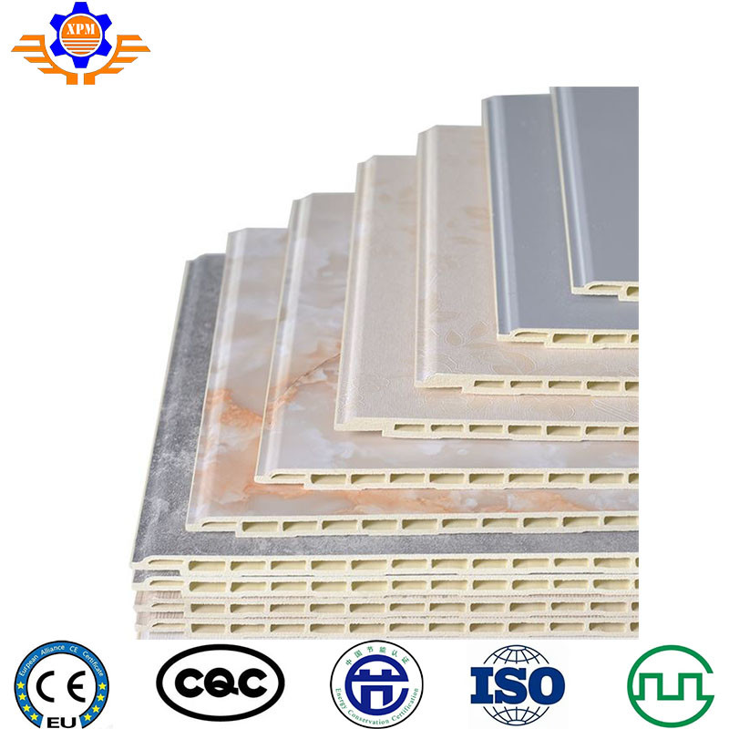 150 - 320Kg/H WPC PVC Wall And Ceiling Panel Board Extrusion Line PVC Panel Extruder Machine