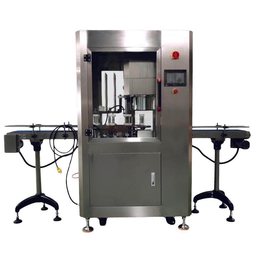 OEM 380V Electric Pork Canned Auto Capping Machine 75pcs/min