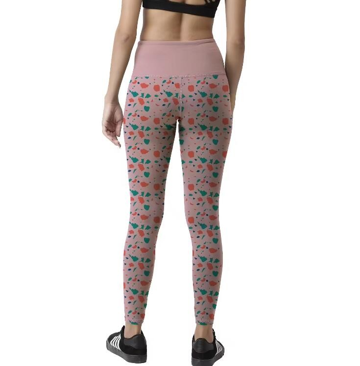 Slim Fit Custom Sublimated Leggings Yoga Pants Sportswear Ankle Length