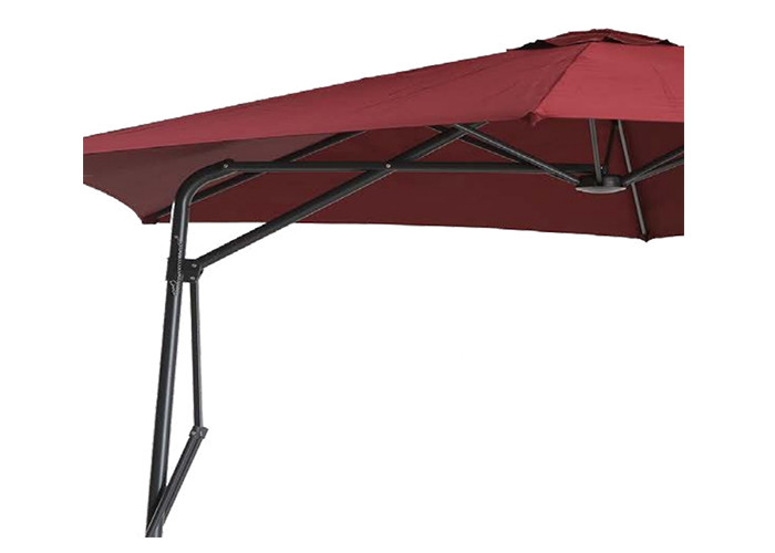 2.5M Steel Wrench Outdoor Hanging Umbrella Offset Hanging Patio Umbrella