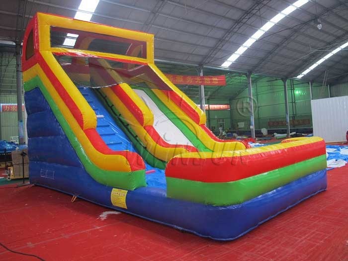 Standard Toddler Inflatable Slide For Large Playgrounds / Amusement Park