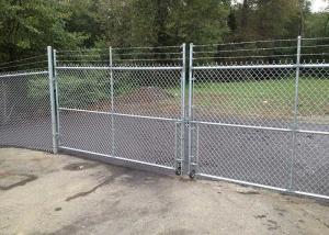 Buy cheap hot dip Galvanized 2&quot;x2&quot; Temporary Chain Link Fence product