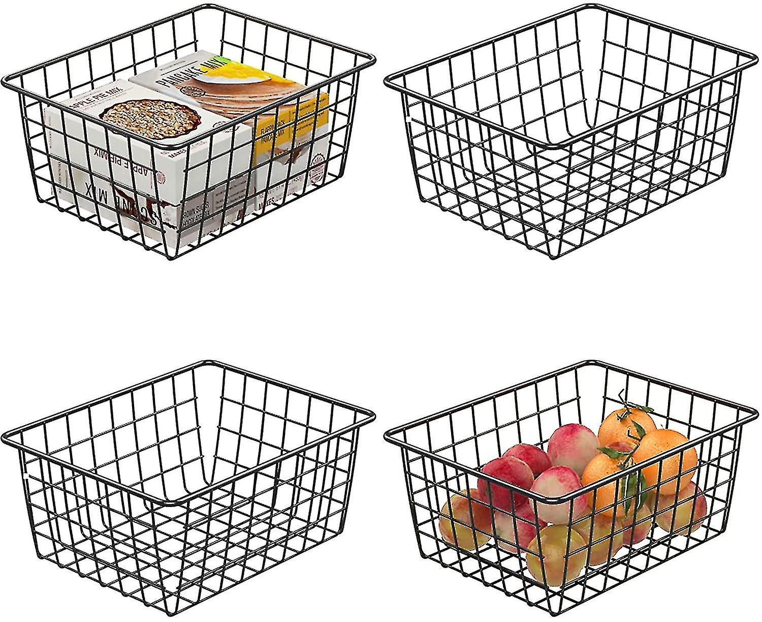 Stainless Steel Storage Woven Net Basket Rustic Style Tote Basket For Home Decor Customized Wire Mesh Basket