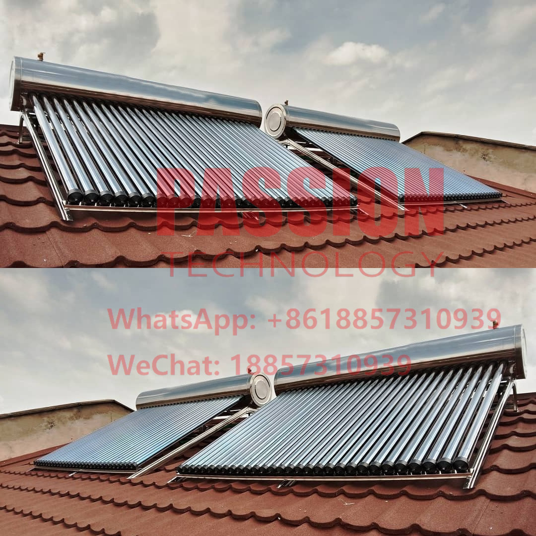 304 Compact Pressure Solar Water Heater 300L Close Loop Solar Heating Collector