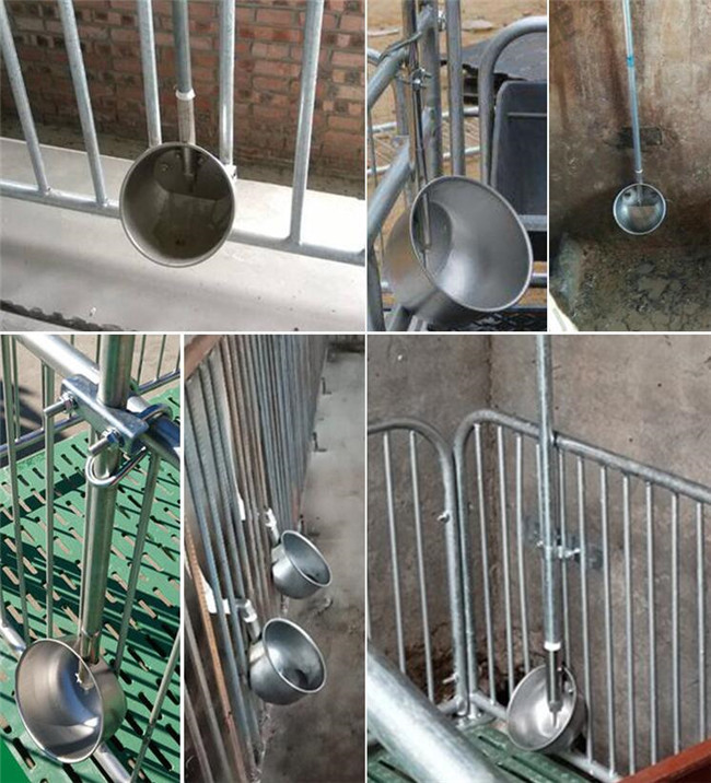 Oval Shape Stainless Steel Hog Waterer Hog Waterer Tank Pig Water Drinkers
