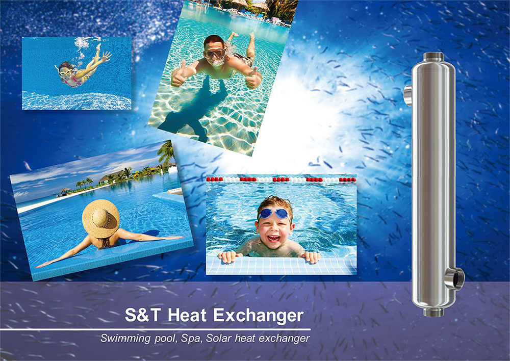 Boat Engine Heating Tube Titanium Swimming Pool Heat Exchanger 60kw Water Circuit Heat Exchanger