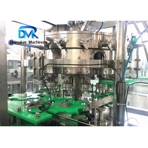 Soft Drink Can Beer Filling Line Stainless Steel Structure Rotary Bottle Filler