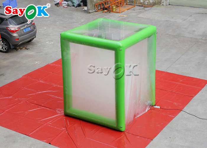 Custom Made Green Fogger Intergrated Disinfection Channel In Supermarket Entrance
