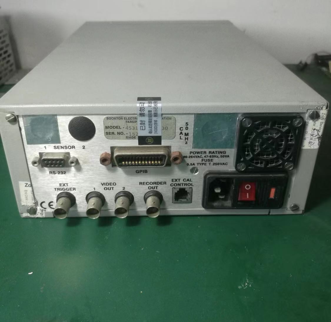 Boonton 4530 4531 Single Channel RF Peak Power Meter tested in full working conditions