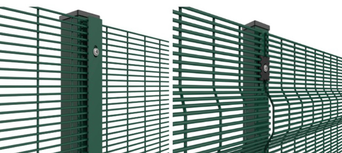 Galvanized Steel 358 Security Fencing Anti-Climb Clamp Panel Fixing