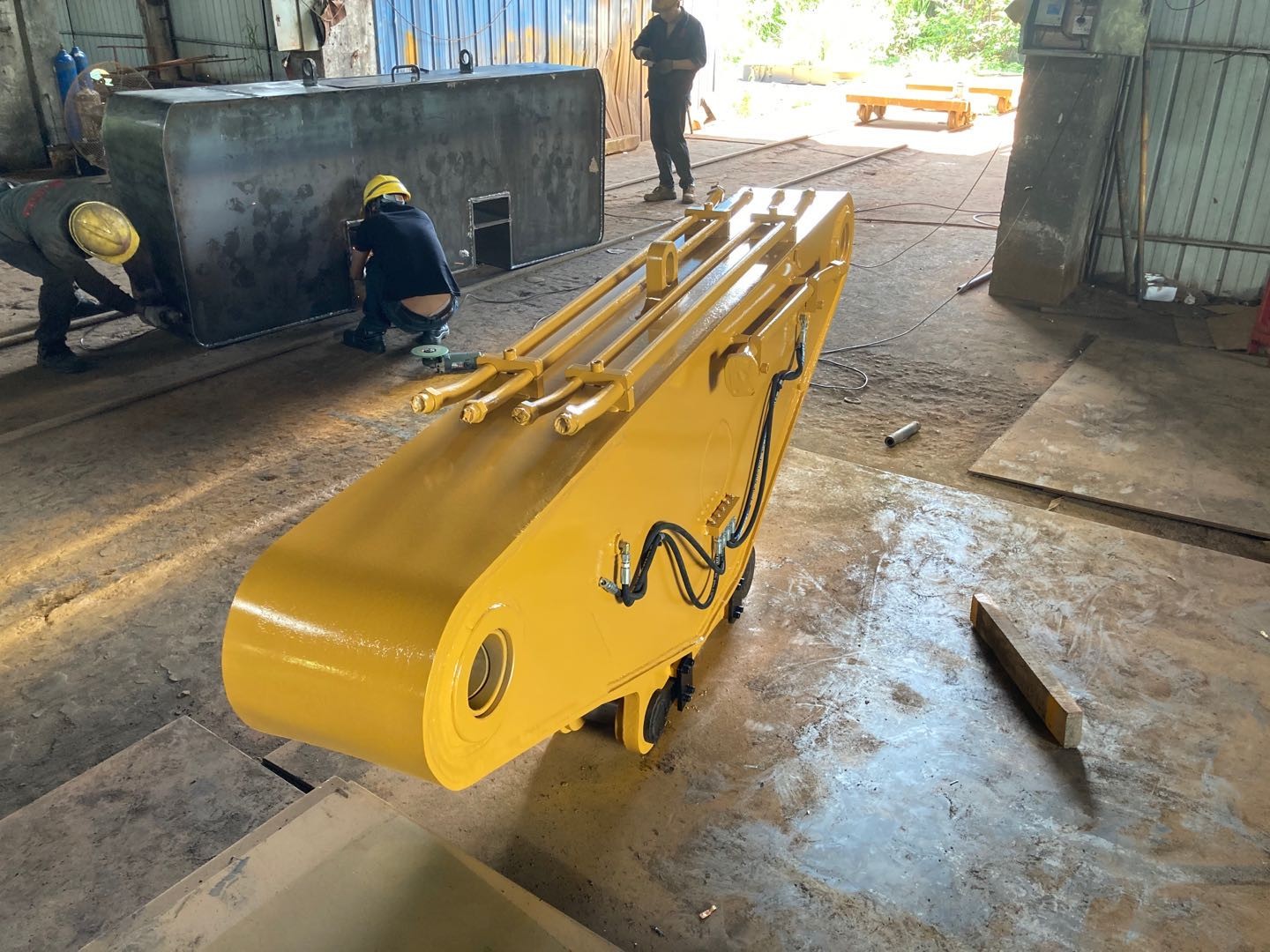 Factory Direct Sale Three Section Durable Excavator Long Reach Demolition Extension Arm for SANY CAT ZX PC SK