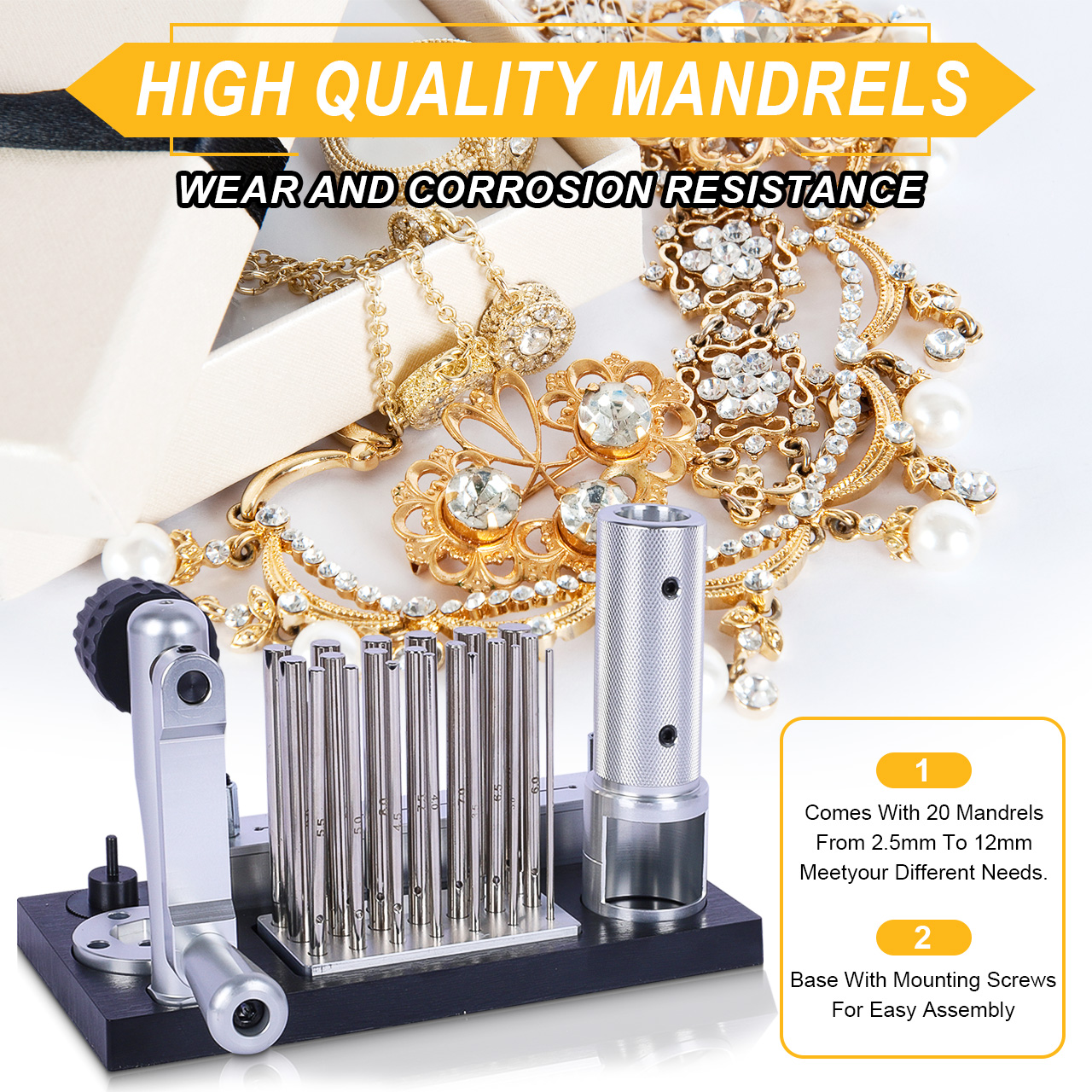 Tooltos Stainless Steel Manual Jewelry Wire Drawing And Winding Machine Tools For Jewelry Making