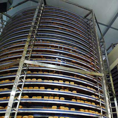 Bakery Production Line Spiral Cooler Equipment Tower Sale