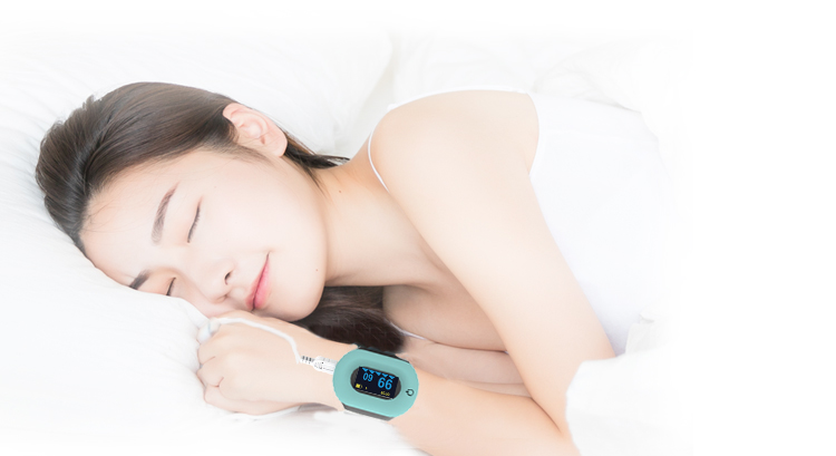 Handy Heart Rate Meter Home Medical Pediatric Sleep Apnea Monitoring Oximeter