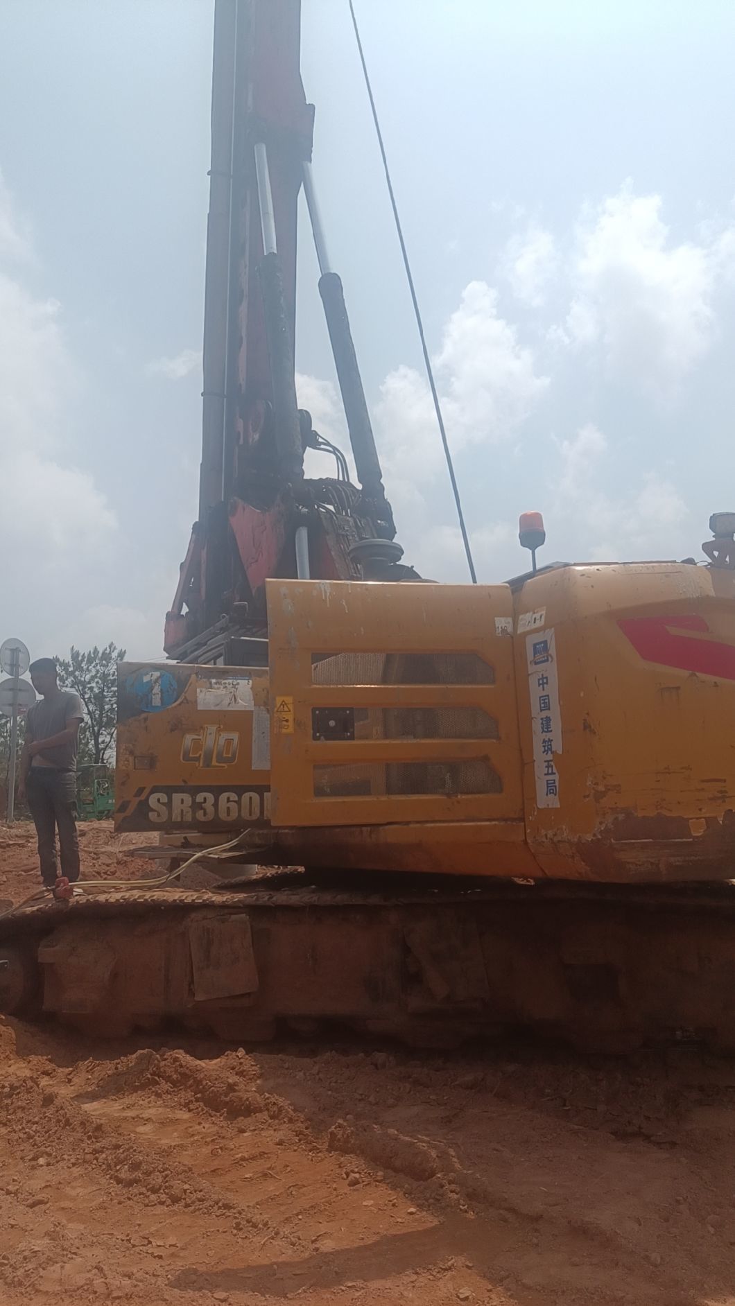 China Top Brand Good Original Condition Pile Machine Sy 2019 Sr285r Rotary Drill Rig Foundation Equipment