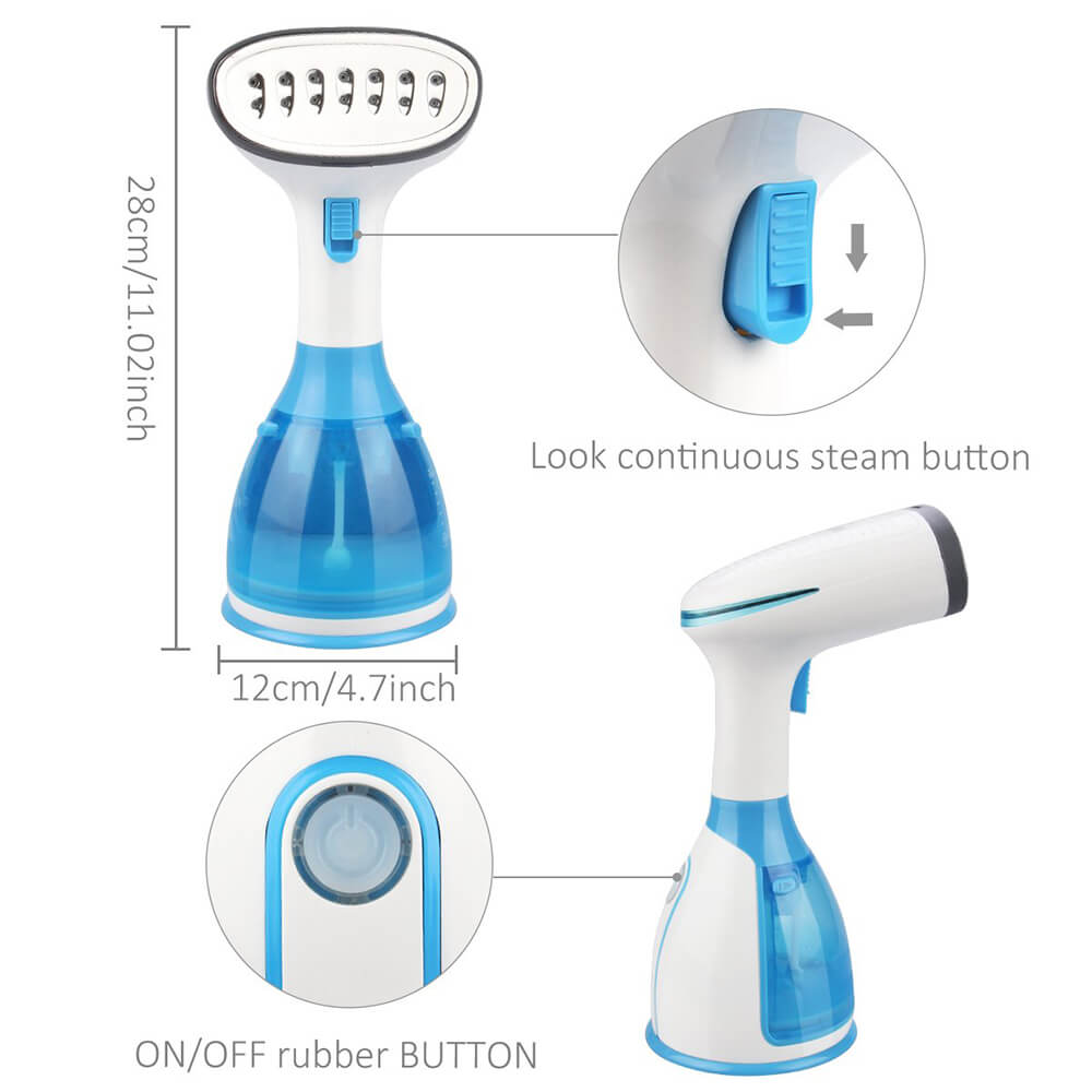1500W Korea CE Portable Fabric Garment Steamer for Vertical Handheld Clothes Iron Vapor