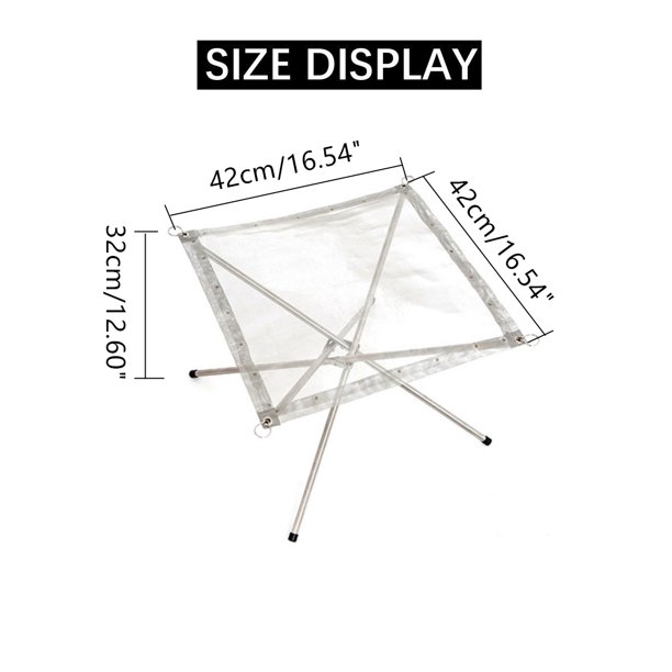 201 STAINLESS STEEL PORTABLE FIRE PIT