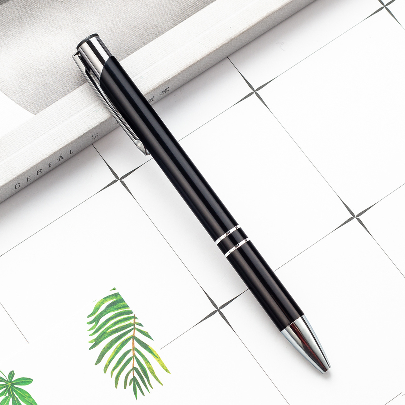 Personalized Ball Pen Custom Logo Advertising Gift Black Ink Stationery