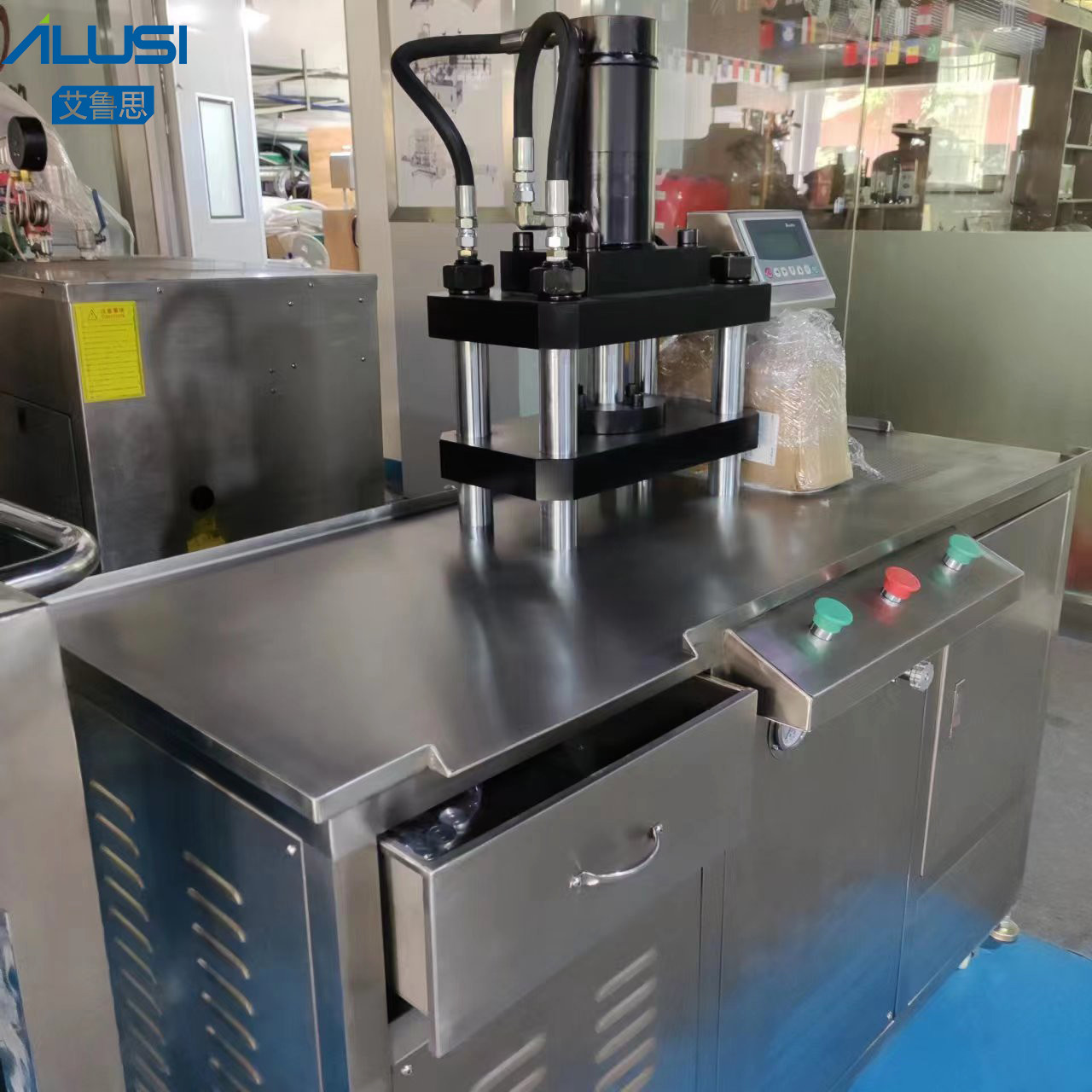 5-15s / Mold Semi Automatic Powder Compacting Machine Eye Shadow Pressing Machine