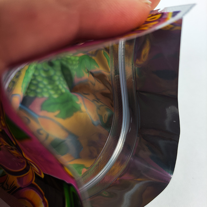 3.5g Holographic Smell Proof Bag Plastic Digital Printing Mylar weed Bags
