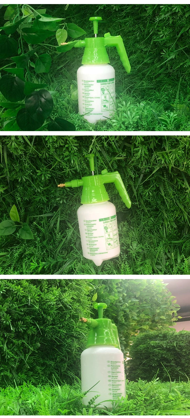 Agricultural Water Pressure Plastic White Bottle Hand Pump lLPlastic Garden Sprayer