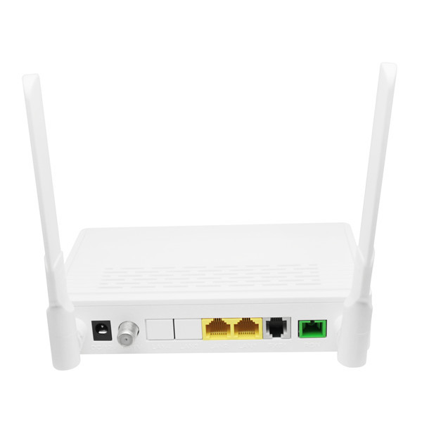 12V DC Epon FTTH Onu Modem 1Ge+1Fe+Wifi+Catv+Pots Fiber Onu Optical Network Unit