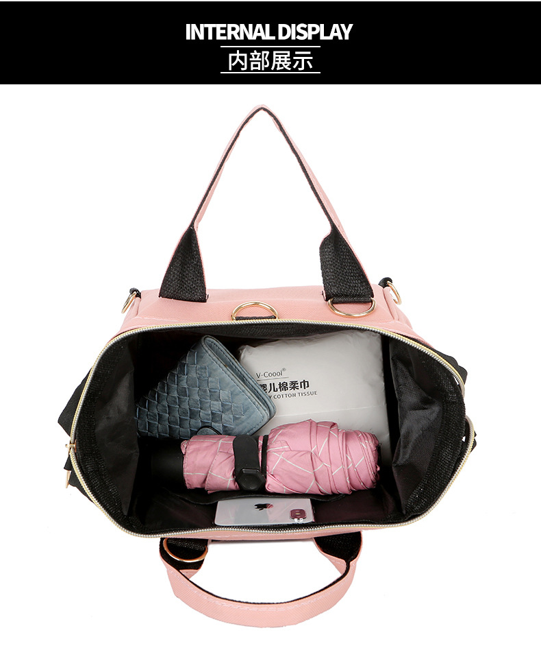 Travel Mommy Diaper Bag For Mother Infant Waterproof Nylon Mother Bag Backpack