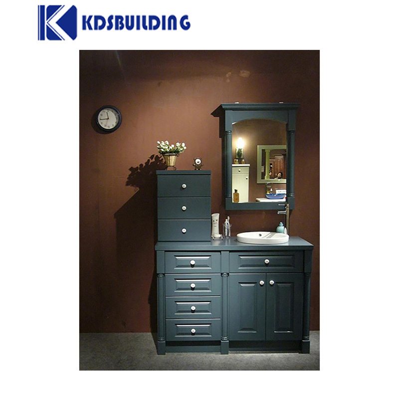 Design Solid Wooden Bathroom Vanity Cabinet
