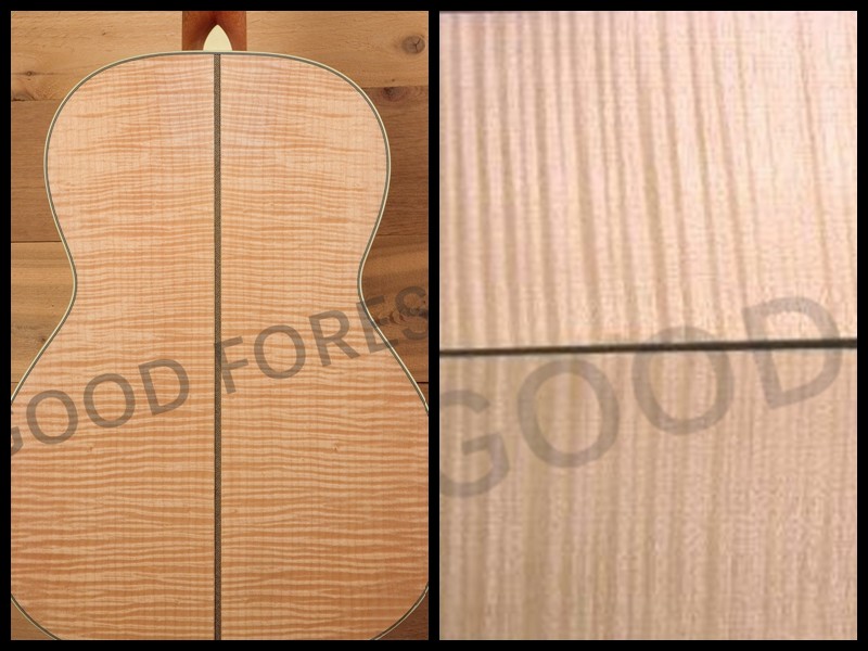 Natural Sycamore Figured Wood Veneer 0.3mm - 0.5mm For Interior Doors